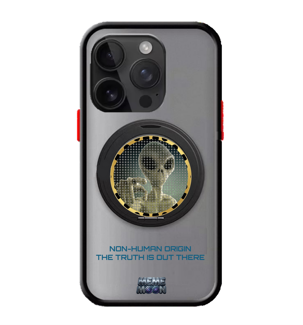 Alien iPhone Case With Ring