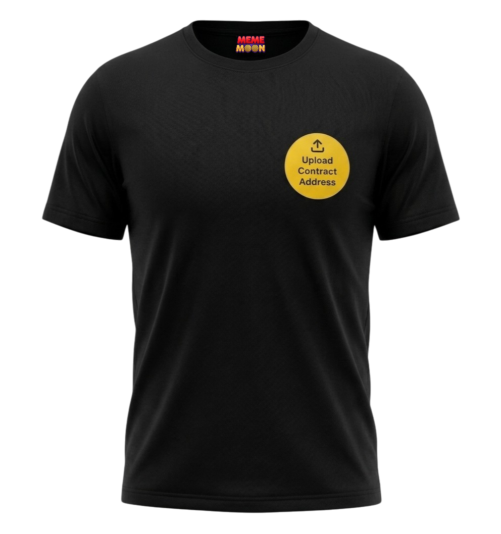 Customized Crypto Meme T-shirt (Black)