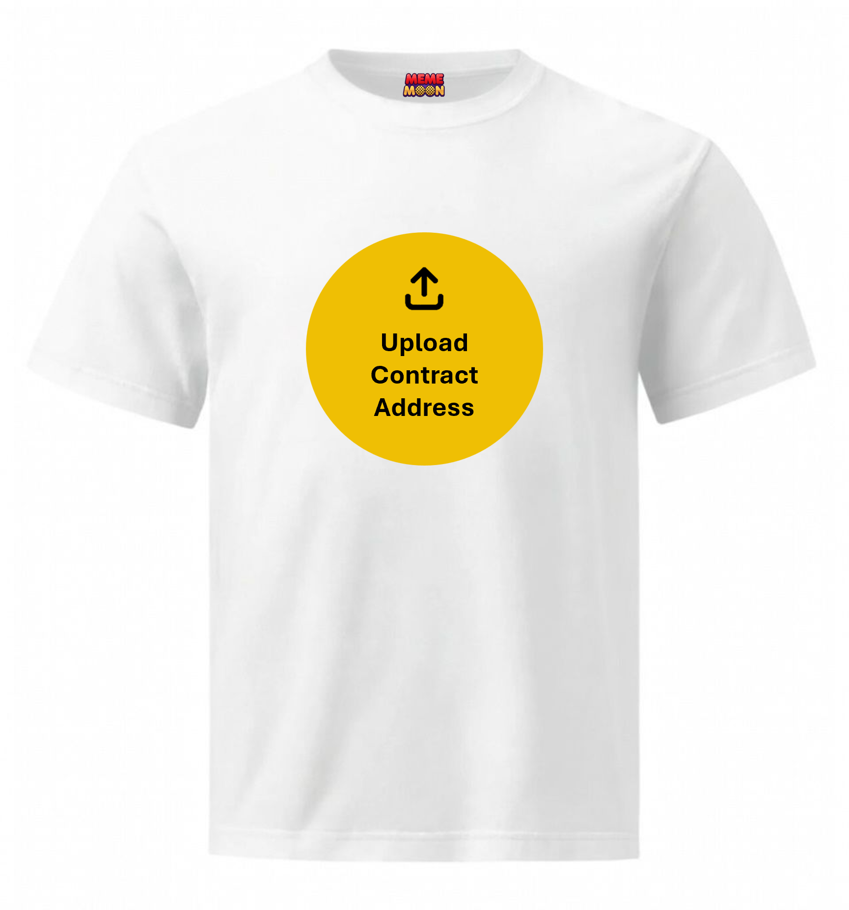 Customized Crypto Meme T-shirt (White)