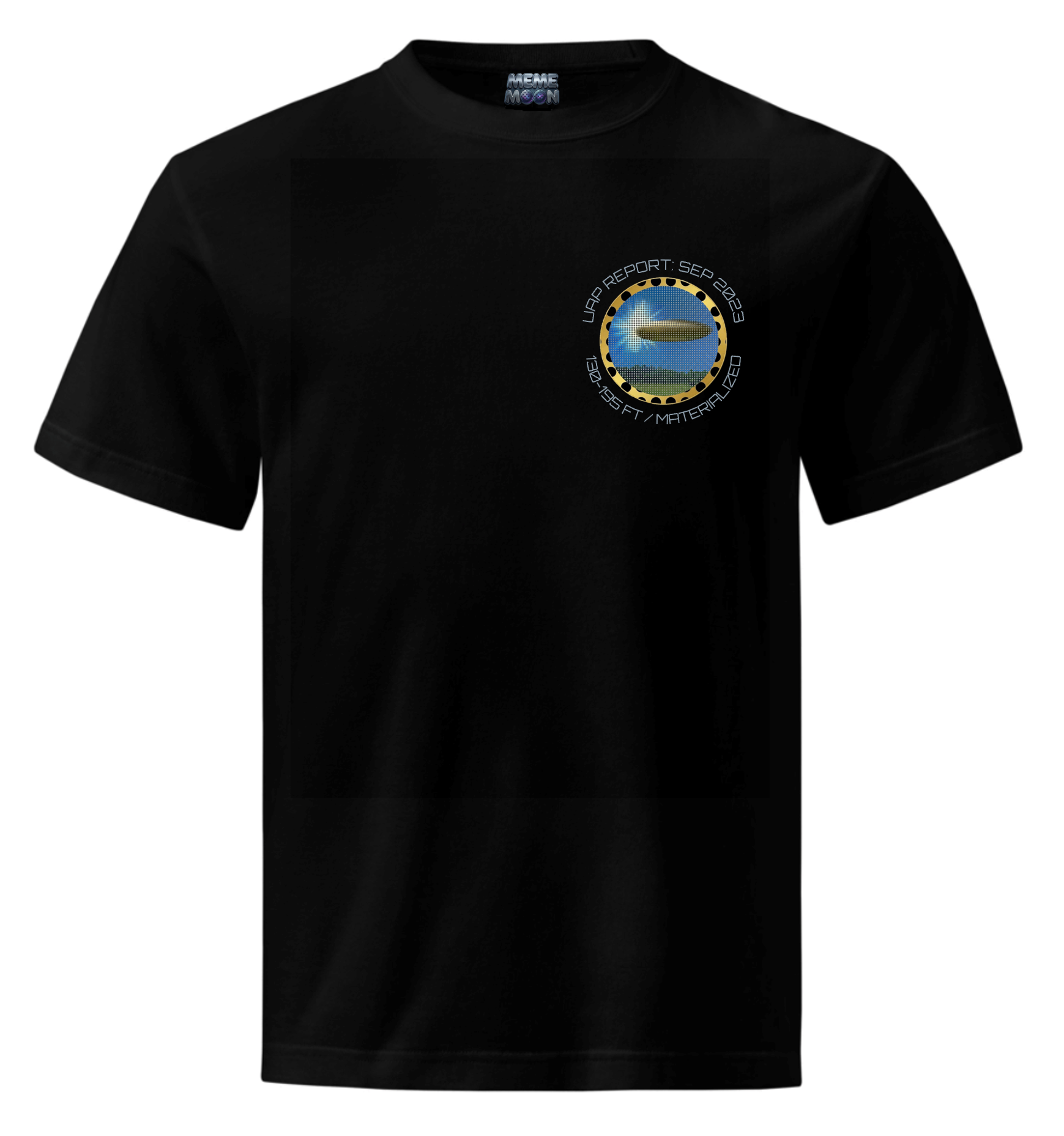 oval-metallic-ufo-pursue-program-declassified-graphic-tshirt-mememoon