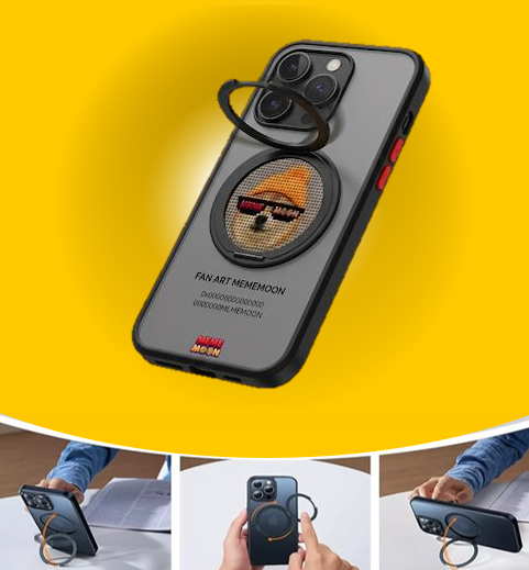Jiaming Mantis Alien iPhone Case With Ring